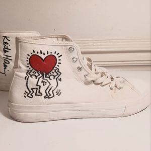 H&M Keith Hering Hi Top trainers 9